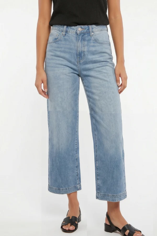 Le jeans droit longueur cheville
