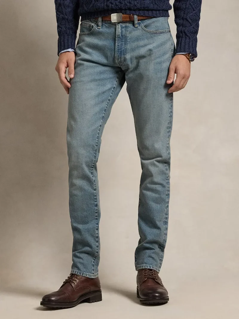 Jean slim Ralph Lauren bleu stretch