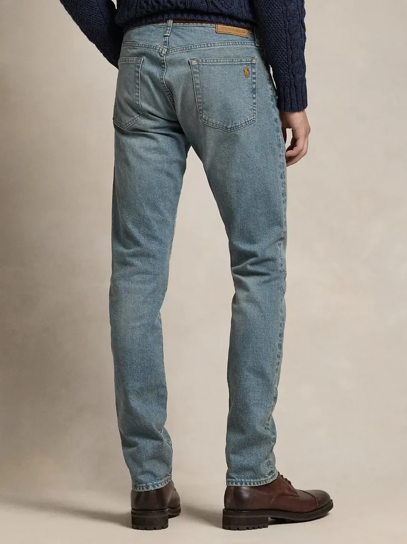 Jean slim Ralph Lauren bleu stretch