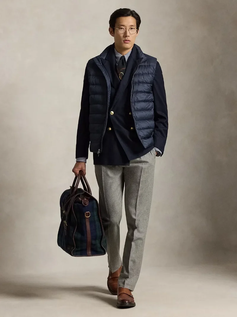Doudoune sans manches déperlante Ralph Lauren marine