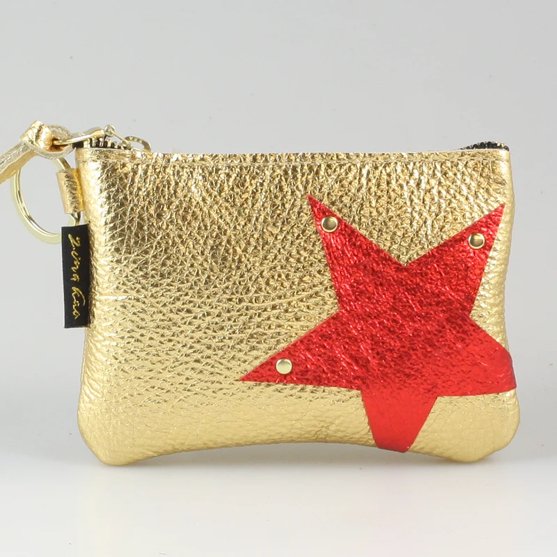 The NEW SIDE STAR Applique Kara: Metallics: Gunmetal w/Gold Star / Ring