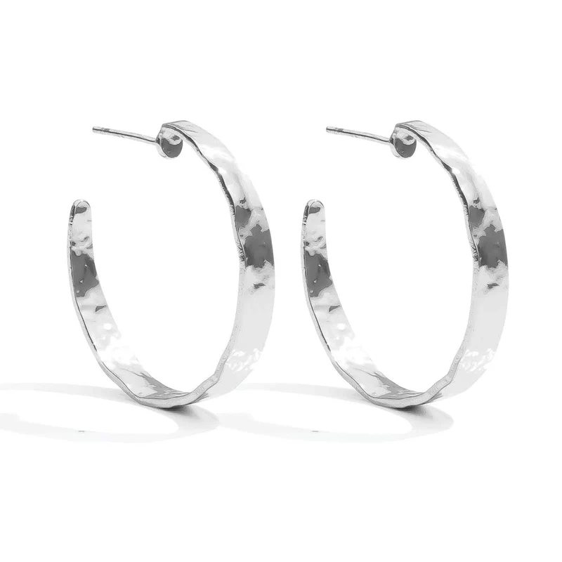 Perfectly Gilded Hoops: Gold / Medium