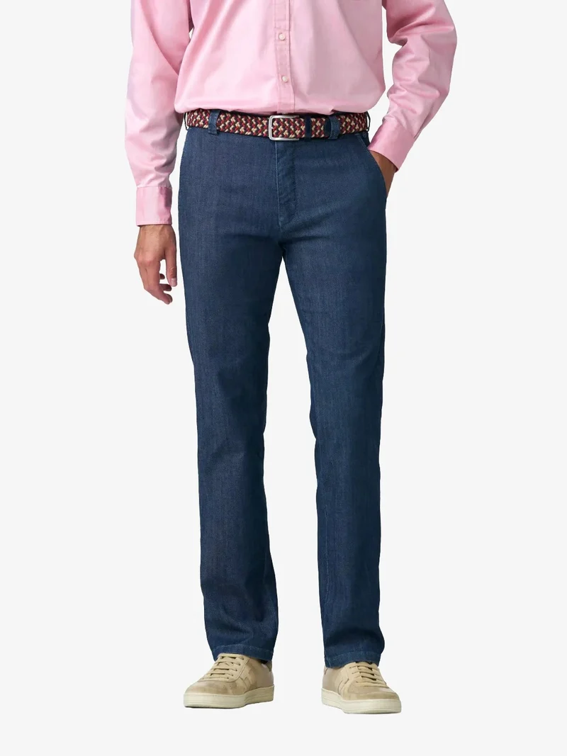 Pantalon en jean Meyer bleu