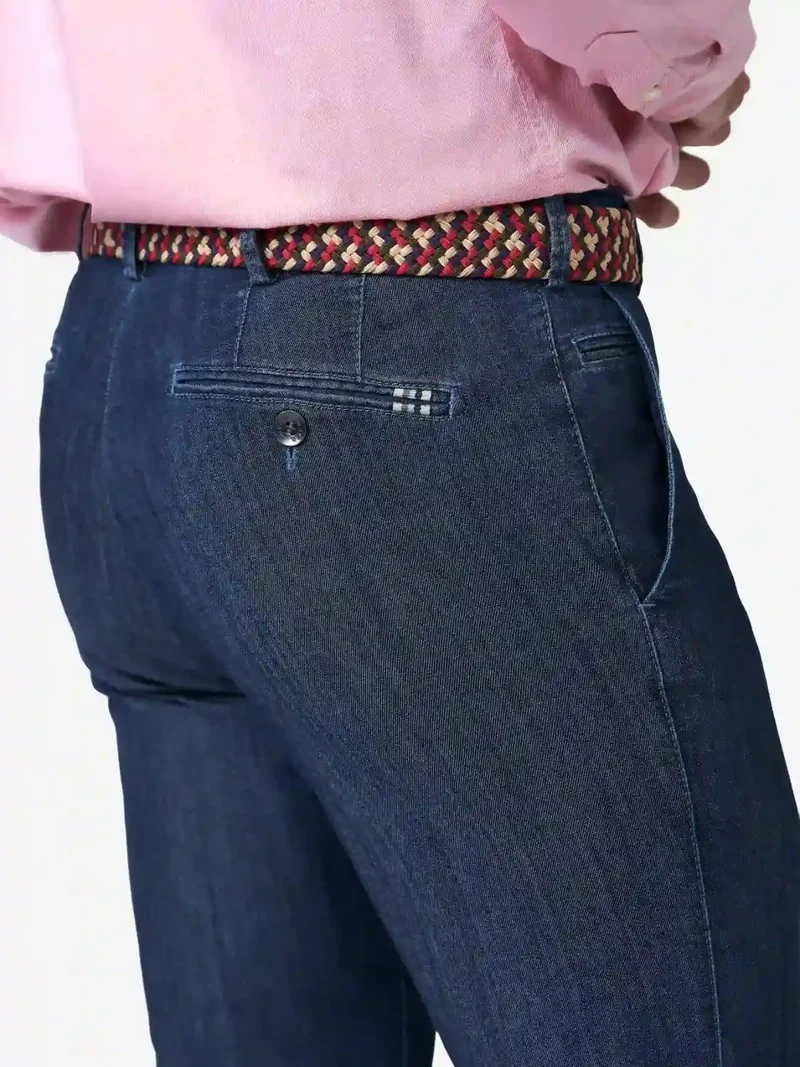 Pantalon en jean Meyer bleu