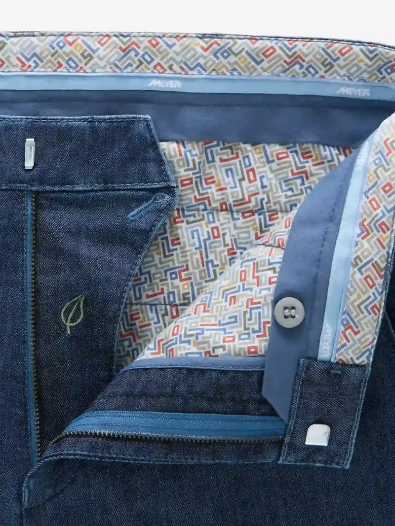 Pantalon en jean Meyer bleu
