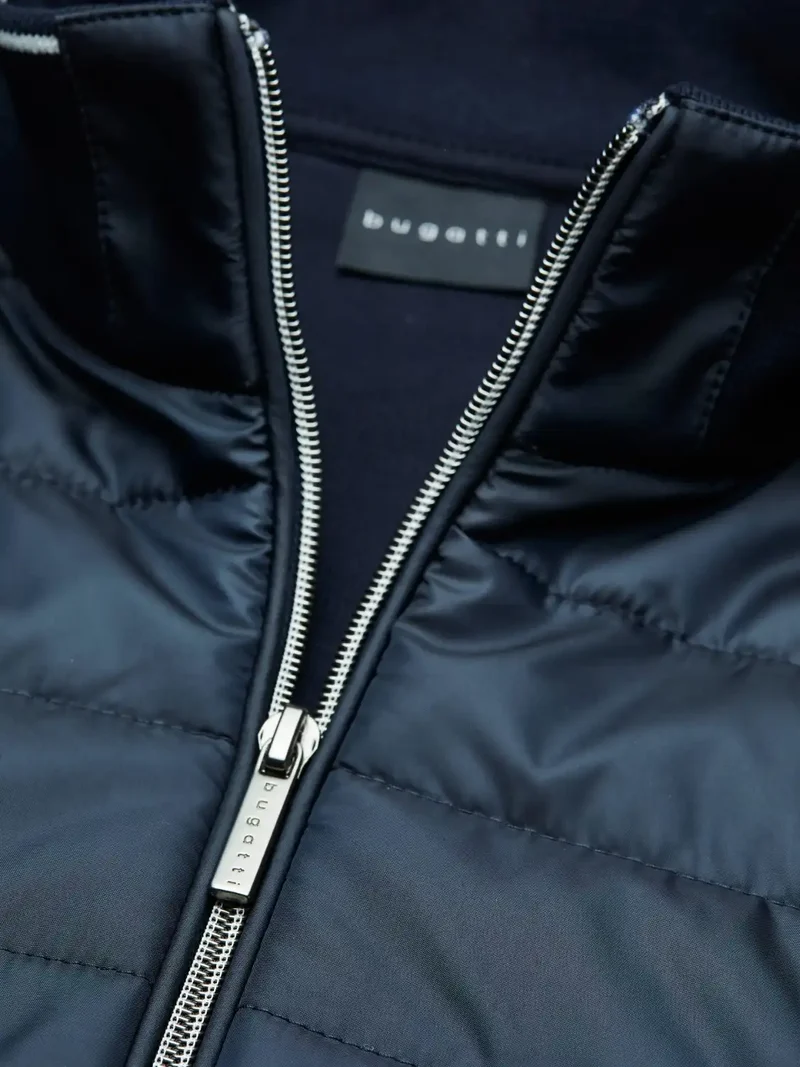 Veste bi matière Bugatti marine