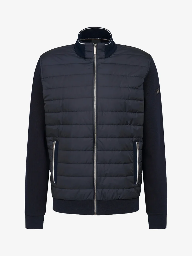 Veste bi matière Bugatti marine