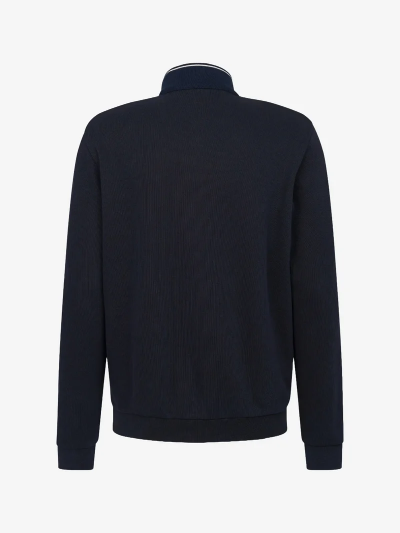 Veste bi matière Bugatti marine