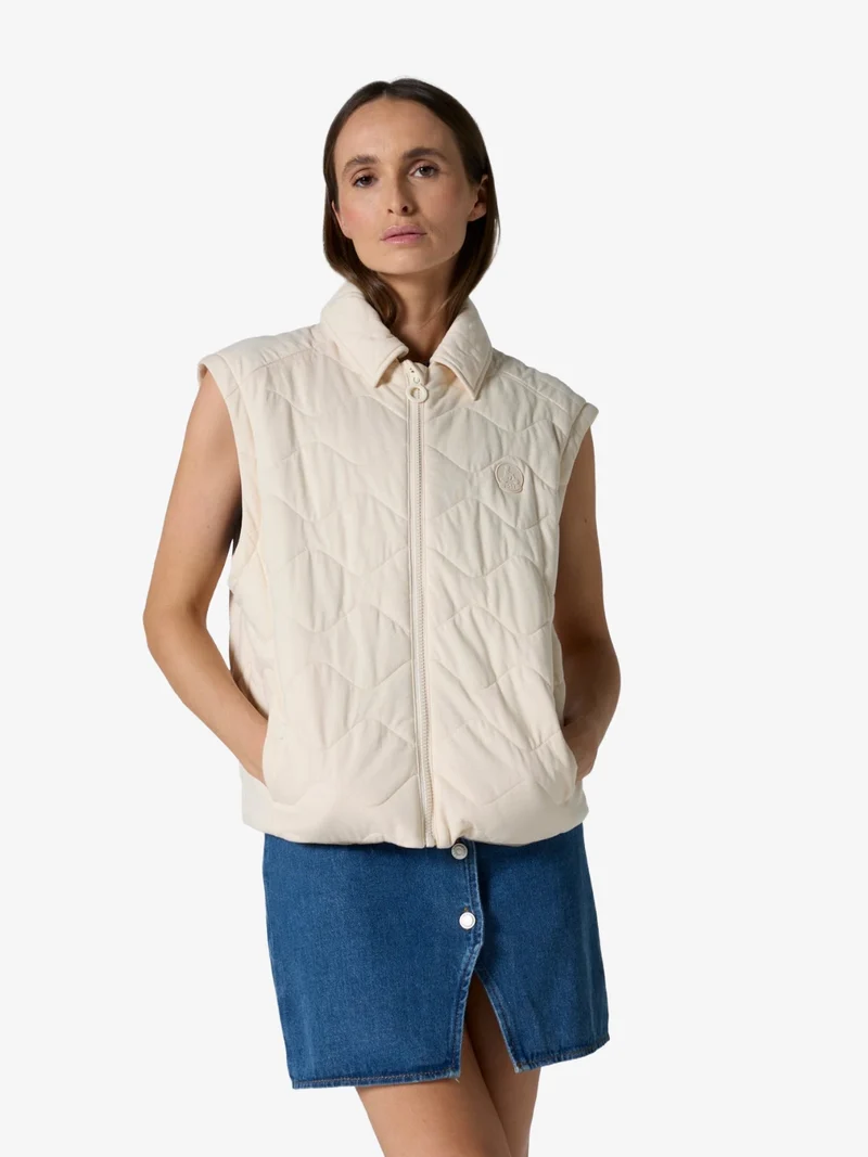 Doudoune manches amovibles JOTT Sacha - Beige