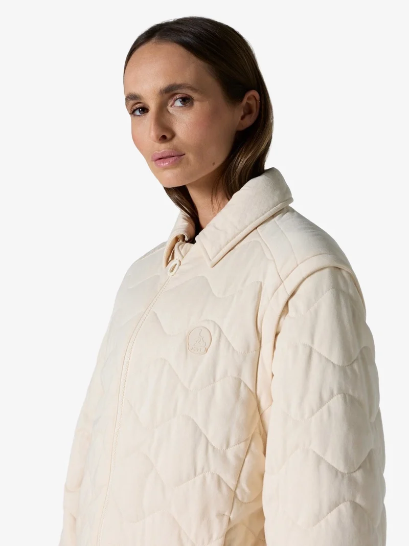 Doudoune manches amovibles JOTT Sacha - Beige