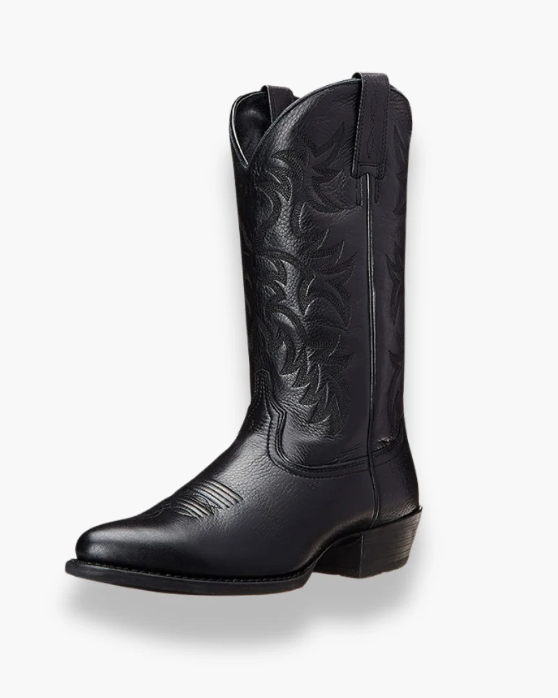Béatrice | Bottes de cowboy western noires pour femme