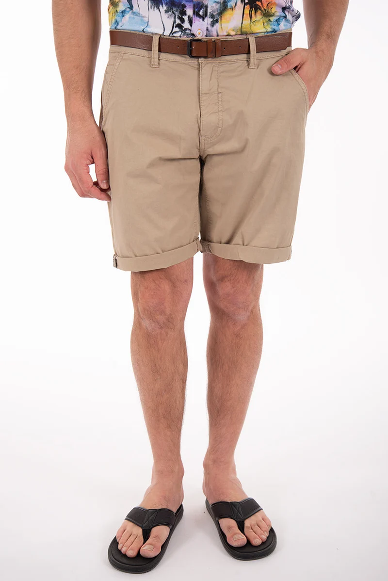 Short chino ceinturé | 4 couleurs