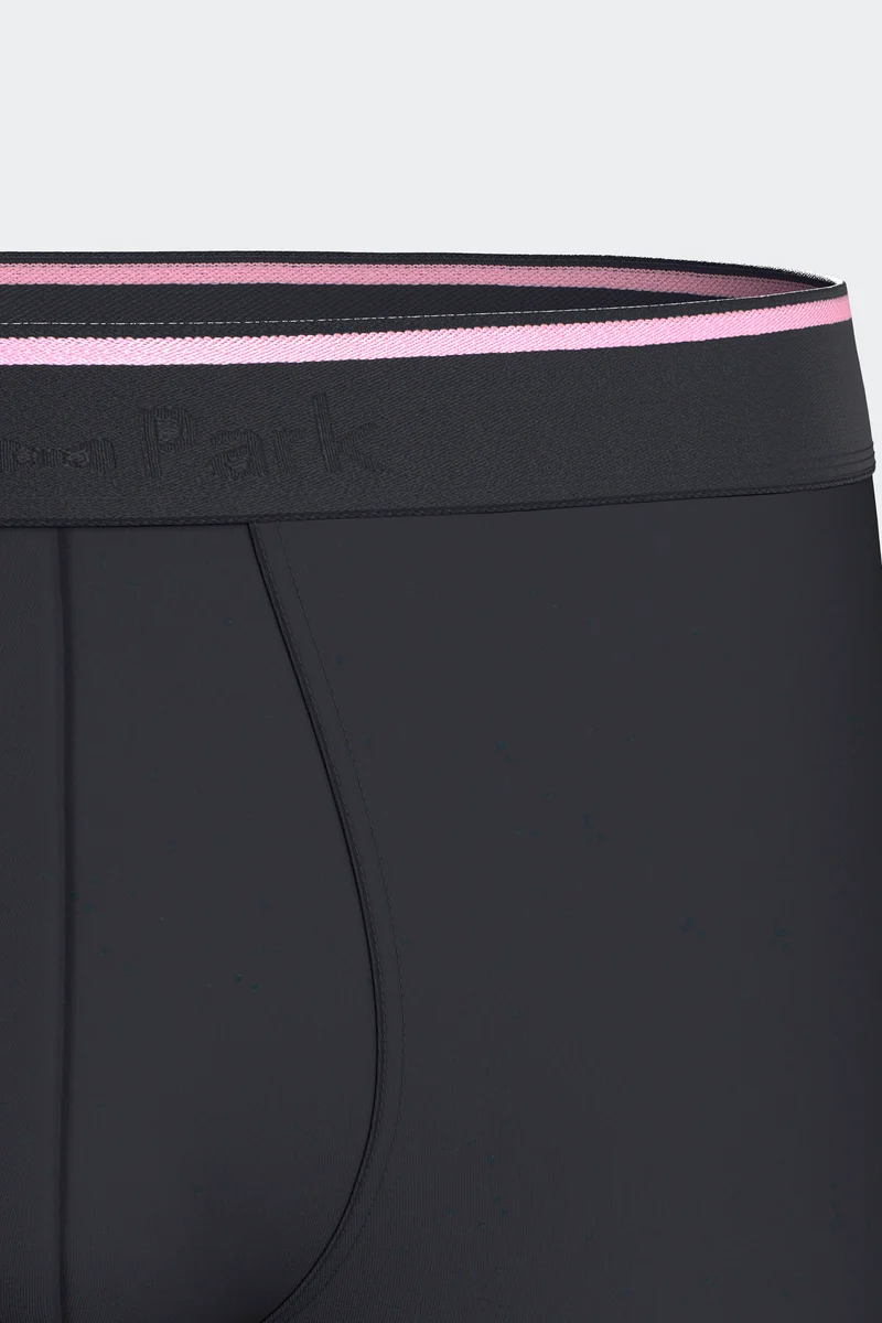 Lot de 2 boxers en jersey de coton stretch unis et imprimés marine