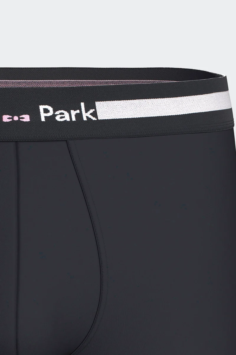 Lot de 2 boxers en jersey de coton stretch marine et kaki