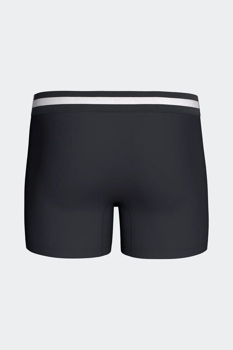Lot de 2 boxers en jersey de coton stretch marine et kaki