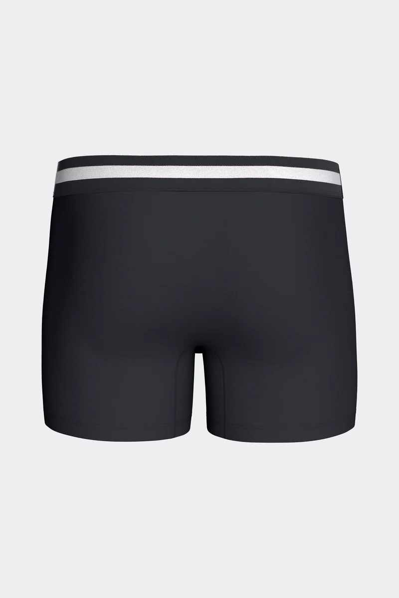 Lot de 2 boxers en jersey de coton stretch marine et ciel