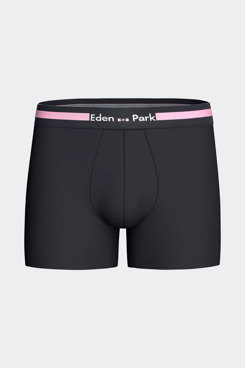 Lot de 2 boxers en jersey de coton stretch marine et rose