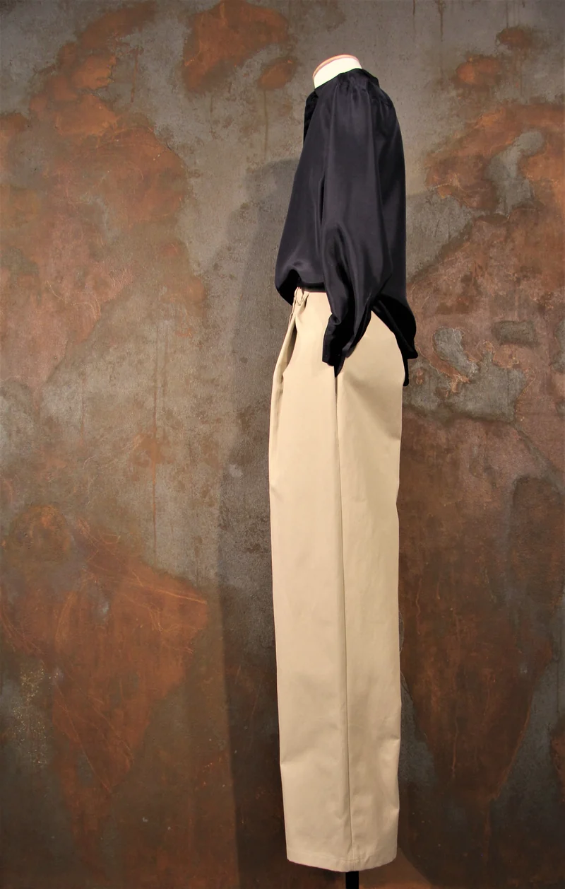 Pantalon Miro en coton beige