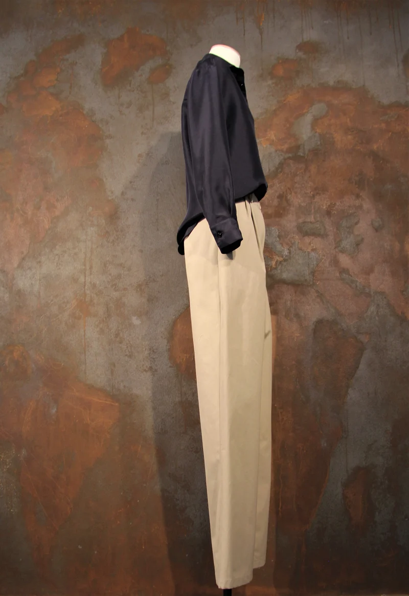 Pantalon Miro en coton beige