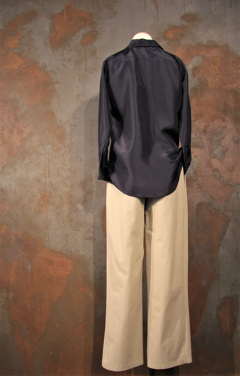 Pantalon Miro en coton beige