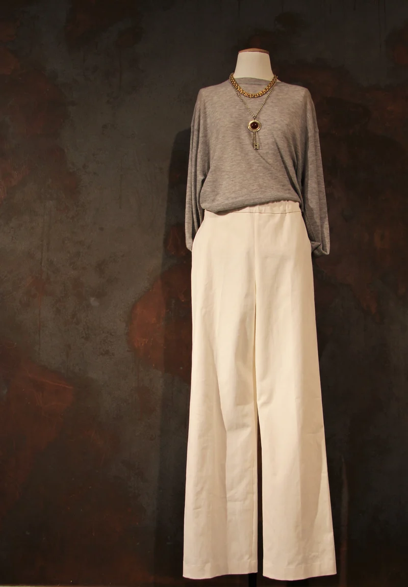 Pantalon ivoire Modigliani