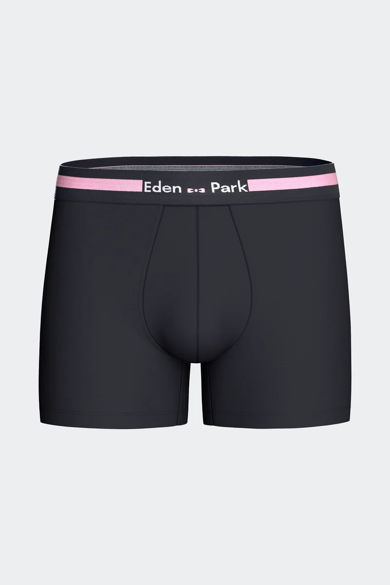 Lot de 2 boxers en jersey de coton stretch marine et rose