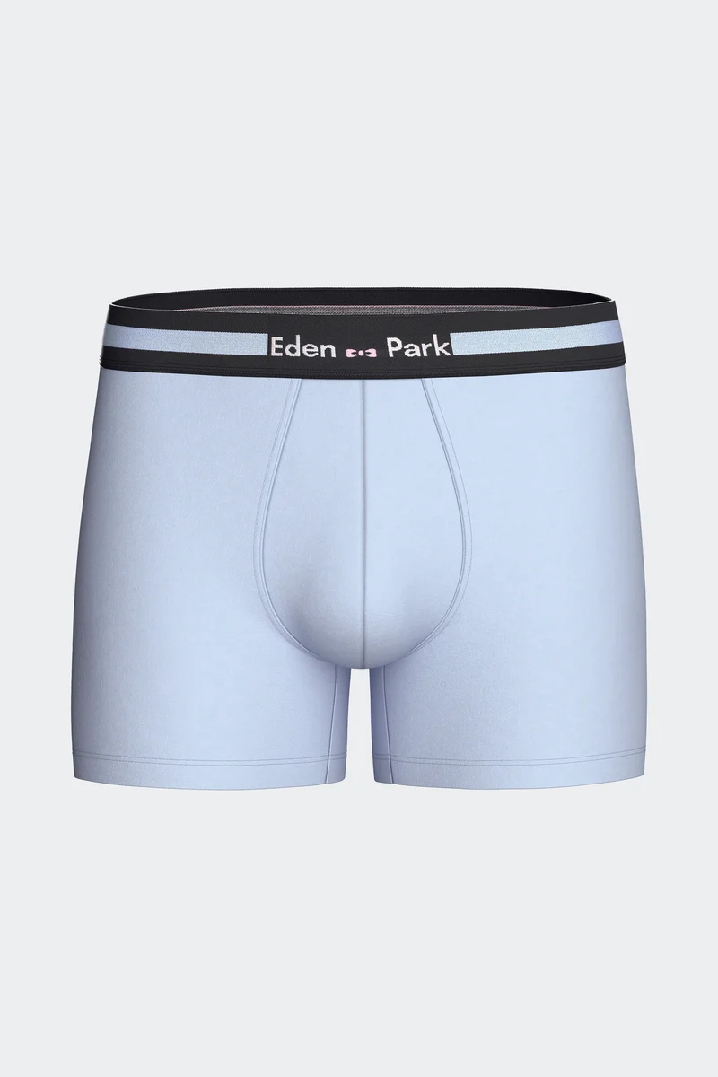 Lot de 2 boxers en jersey de coton stretch marine et ciel