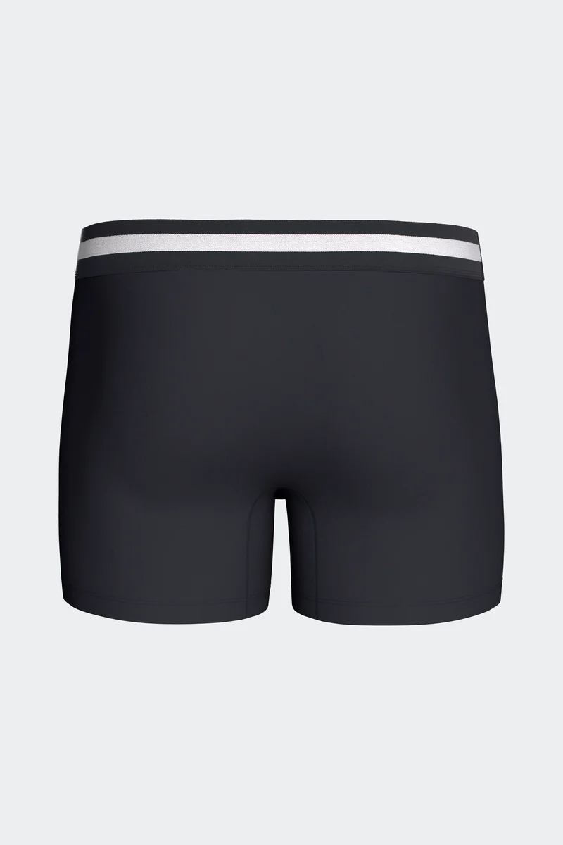 Lot de 2 boxers en jersey de coton stretch marine et ciel
