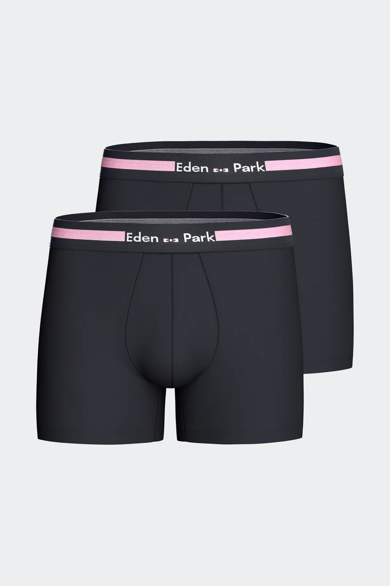 Lot de 2 boxers en jersey de coton stretch marine
