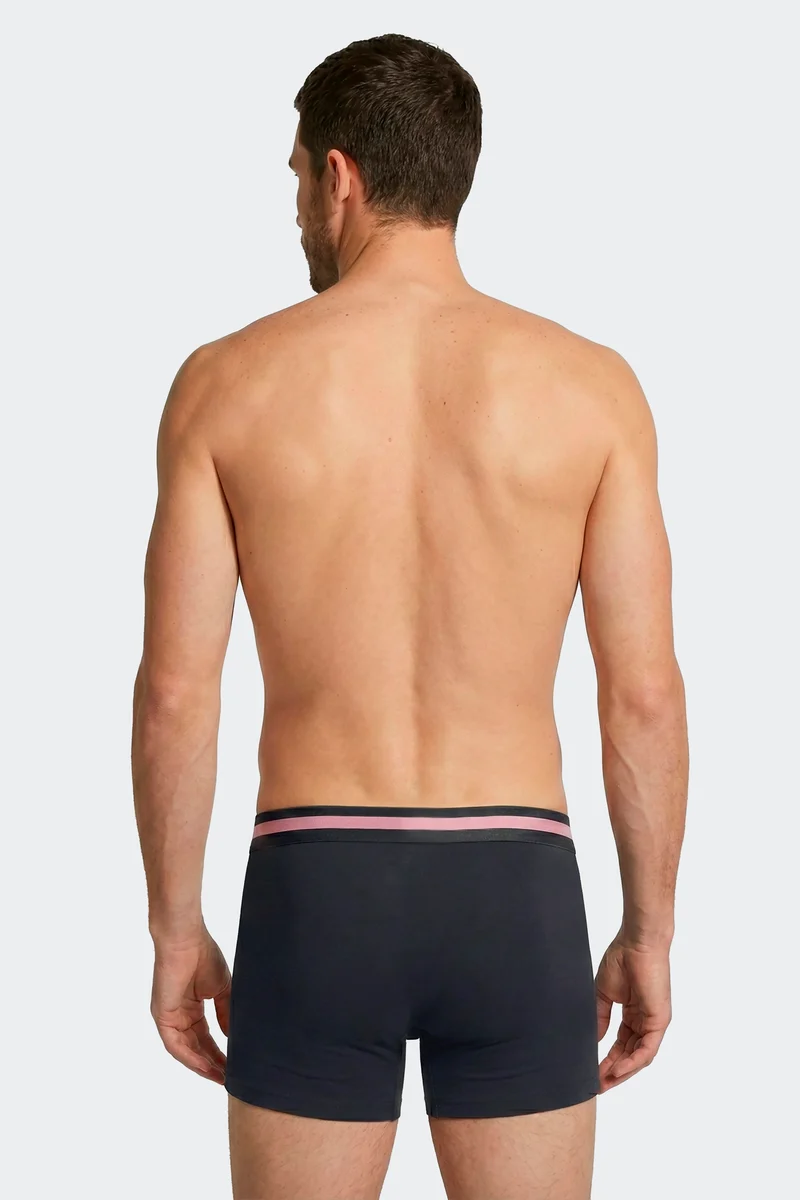 Lot de 2 boxers en jersey de coton stretch marine