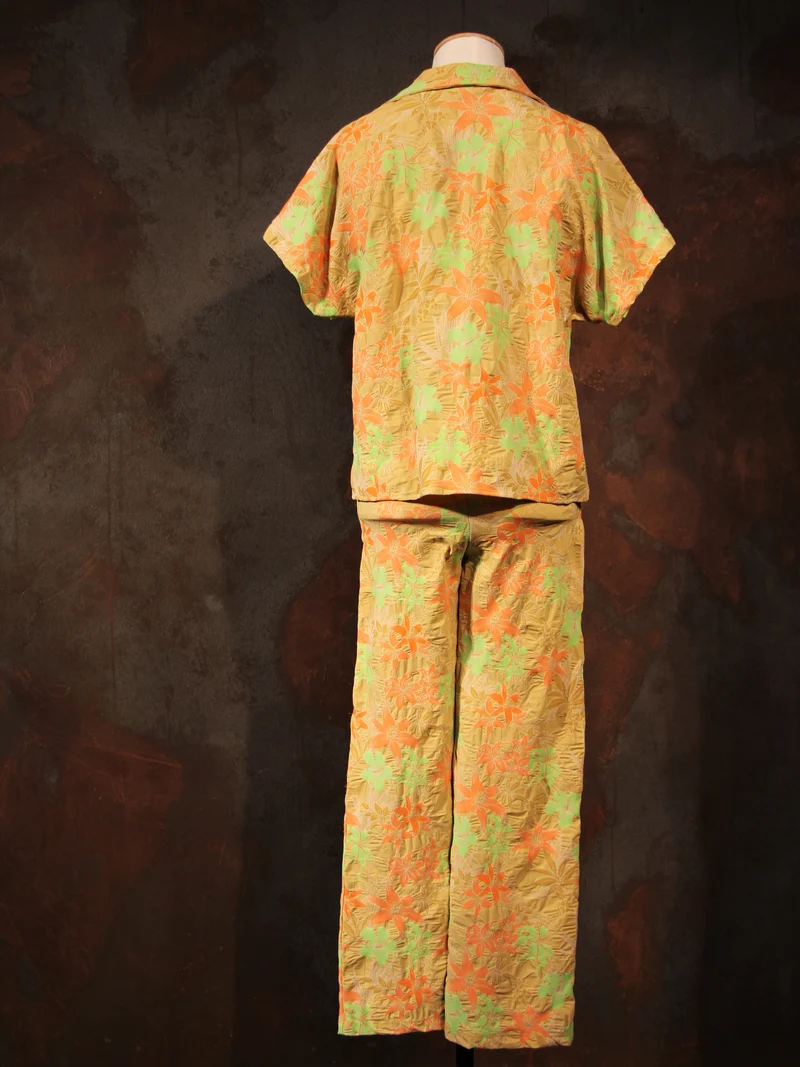 Pantalon tropical multicolore