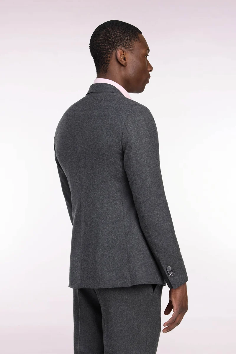 Veste de costume thermocollée grise