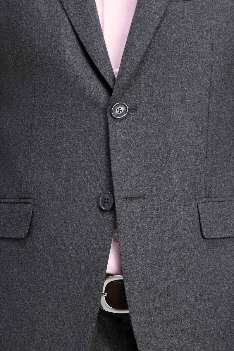 Veste de costume thermocollée grise