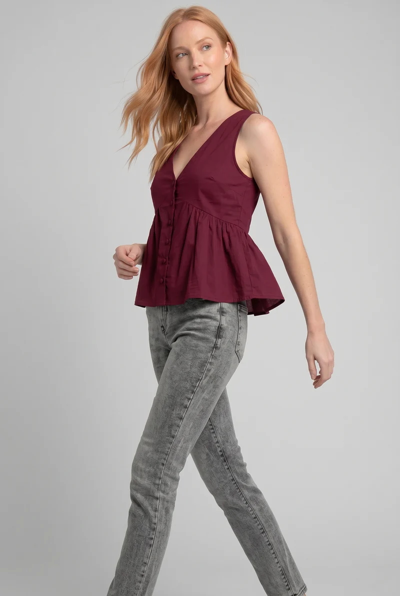 Camisole boutonnée