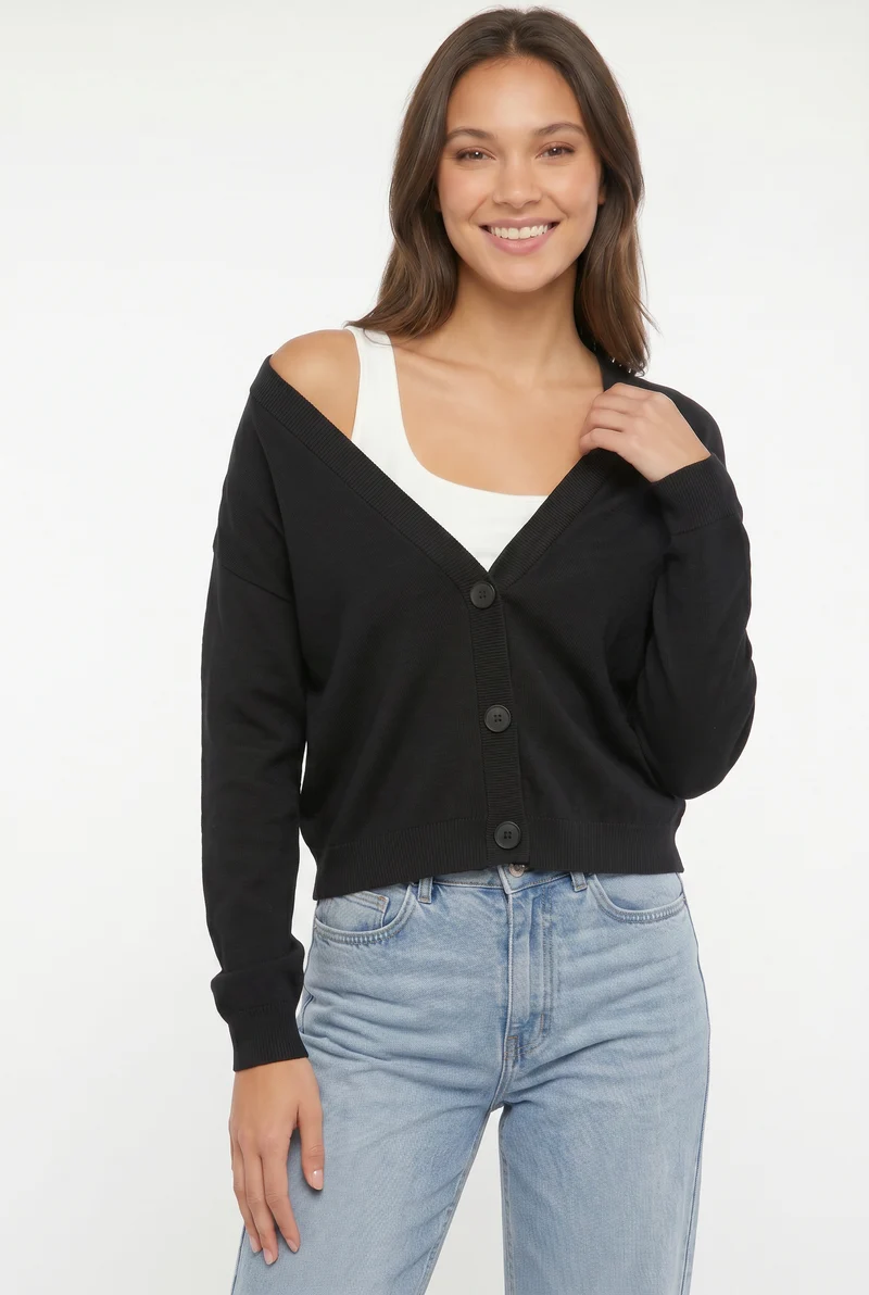 Le cardigan noir