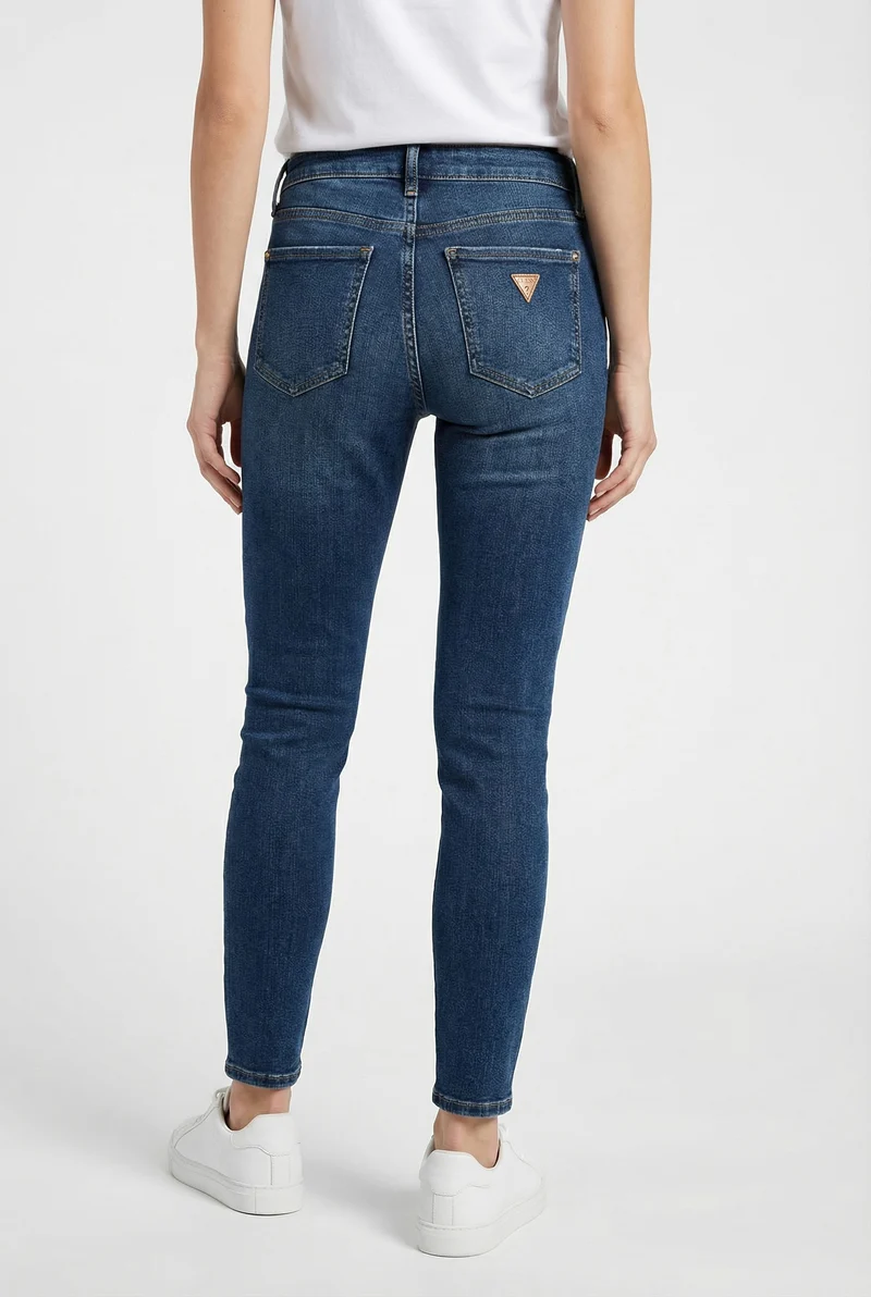 Le jeans étroit Guess bleu foncé