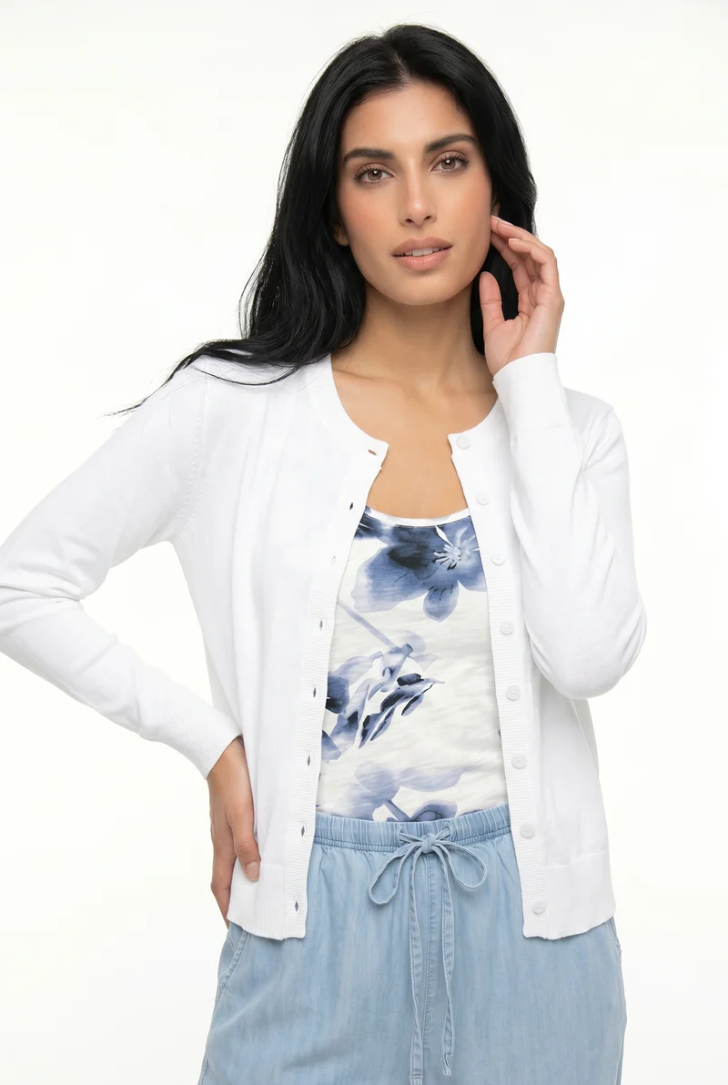 Cardigan en tricot doux