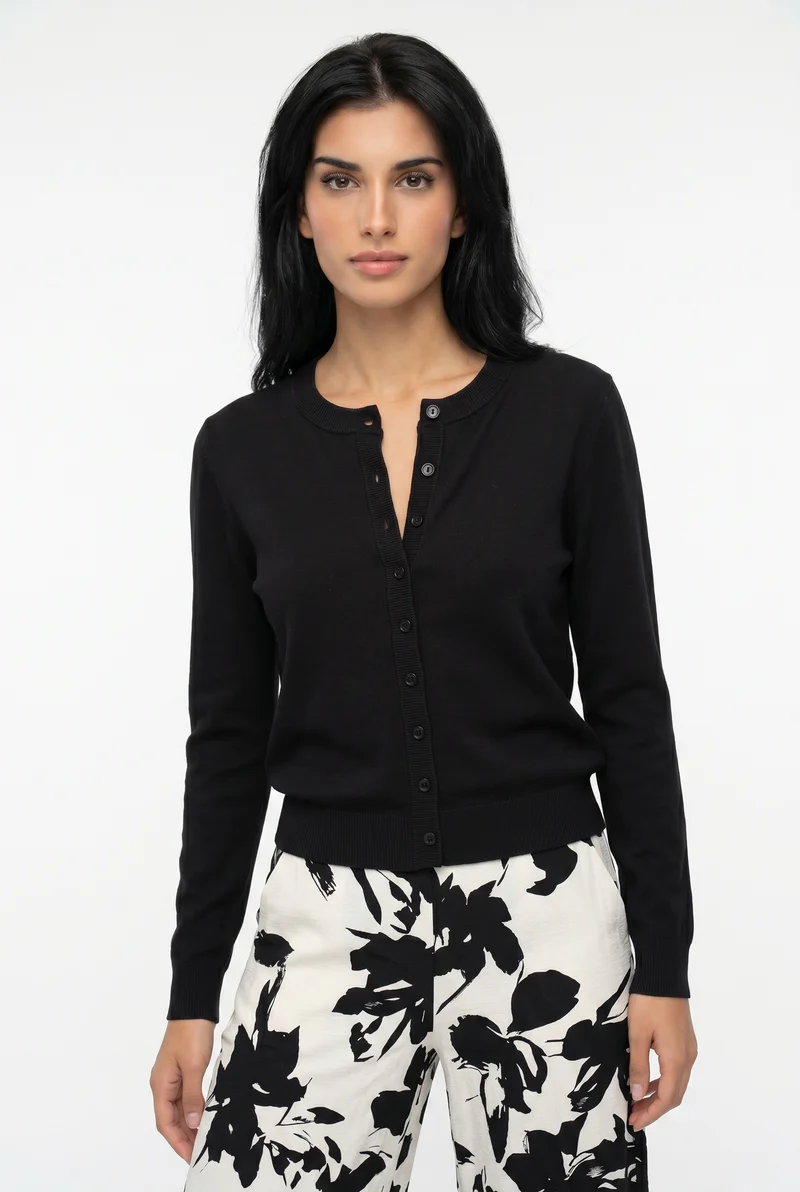 Cardigan en tricot doux