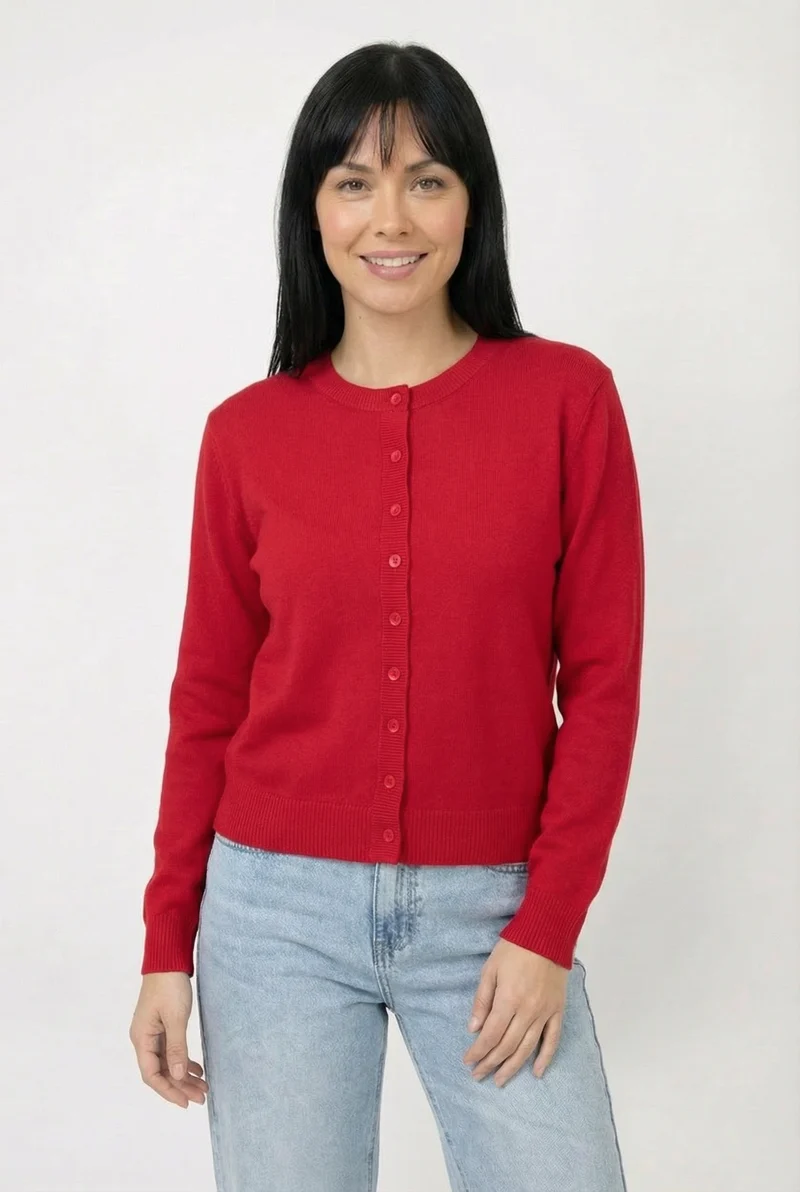 Cardigan en tricot doux