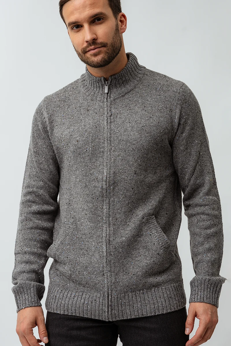 Le cardigan chiné