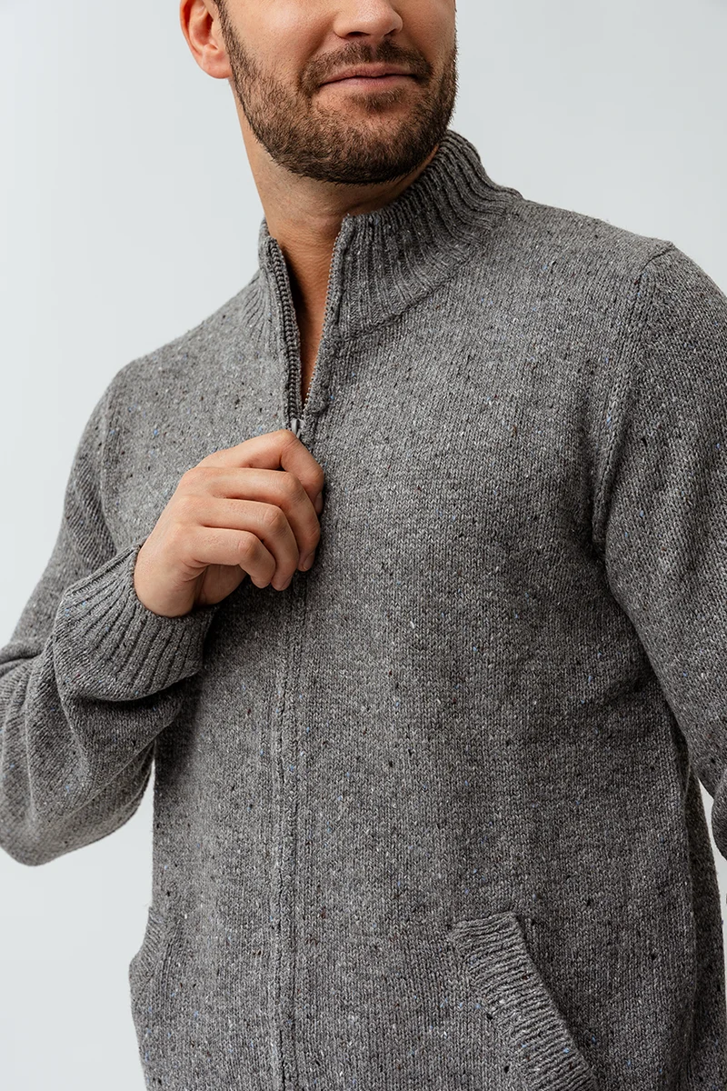 Le cardigan chiné
