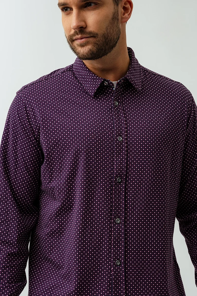 La chemise imprimée géo ultra extensible