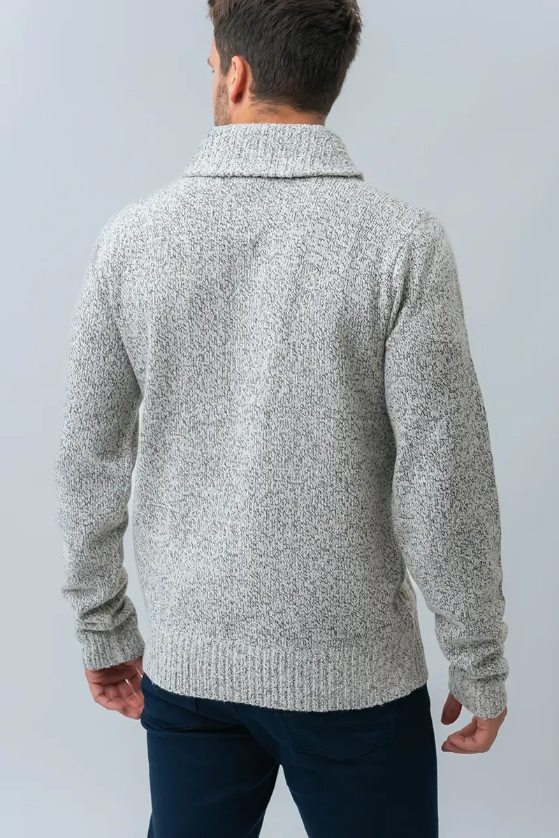 Le chandail chiné tricot texturé