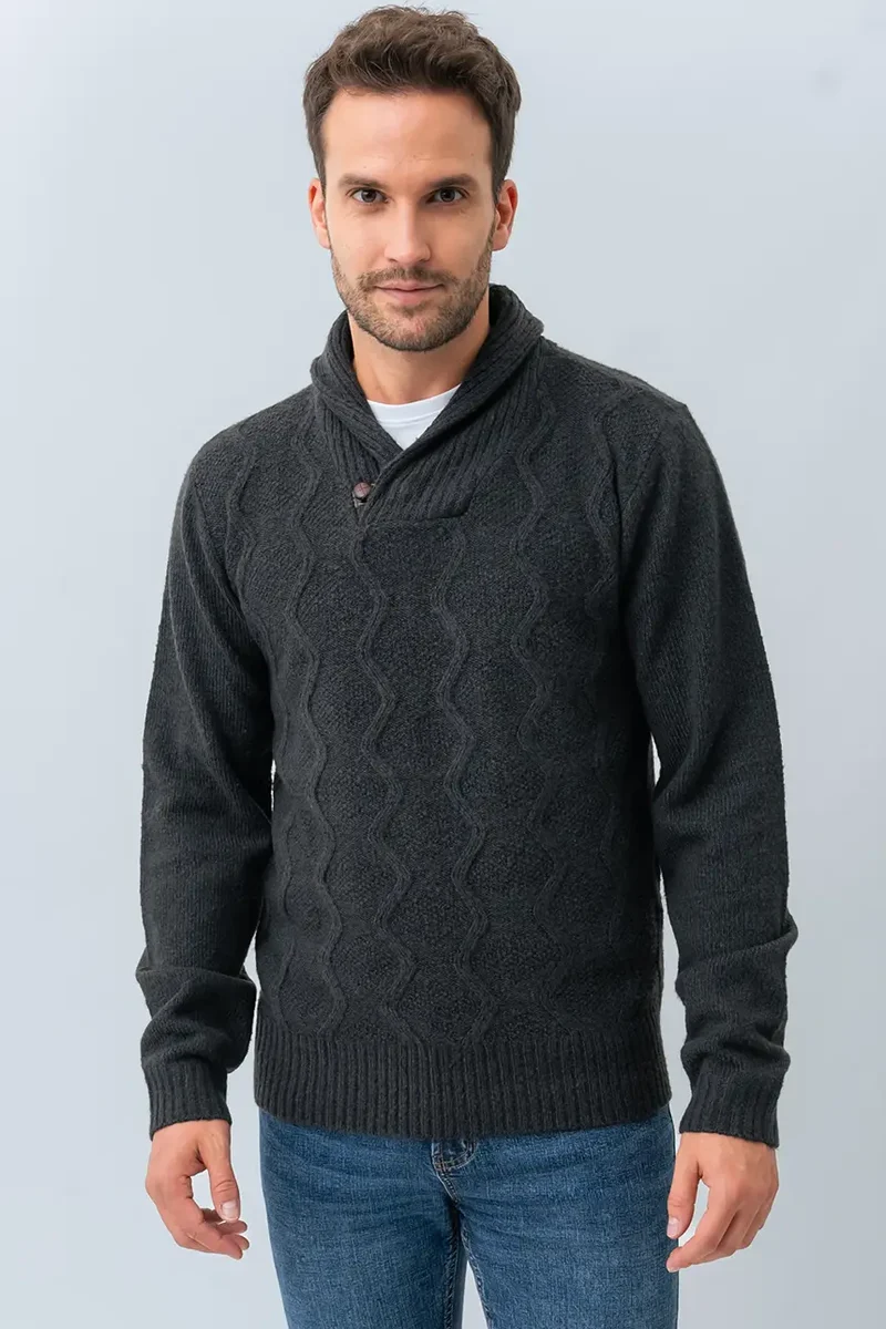 Le chandail chiné tricot texturé