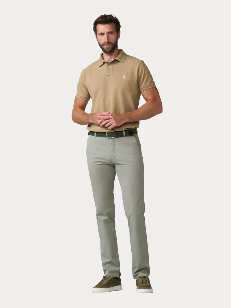 Pantalon chino Meyer vert