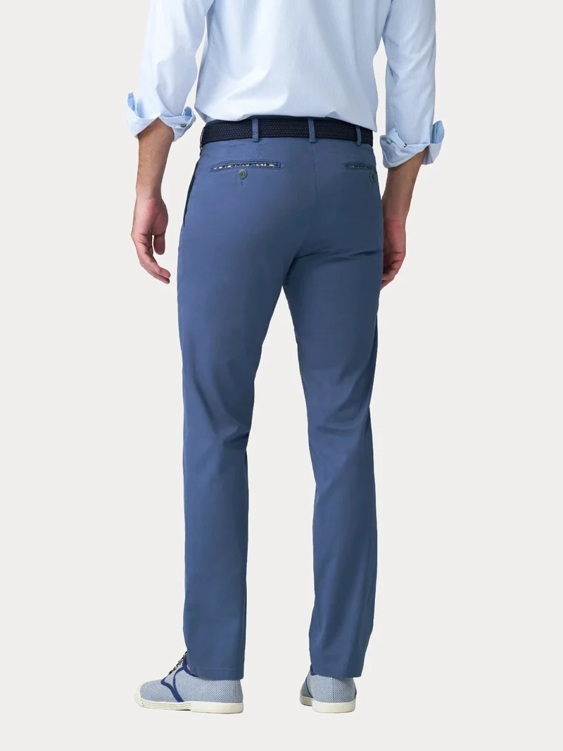 Pantalon chino Meyer bleu