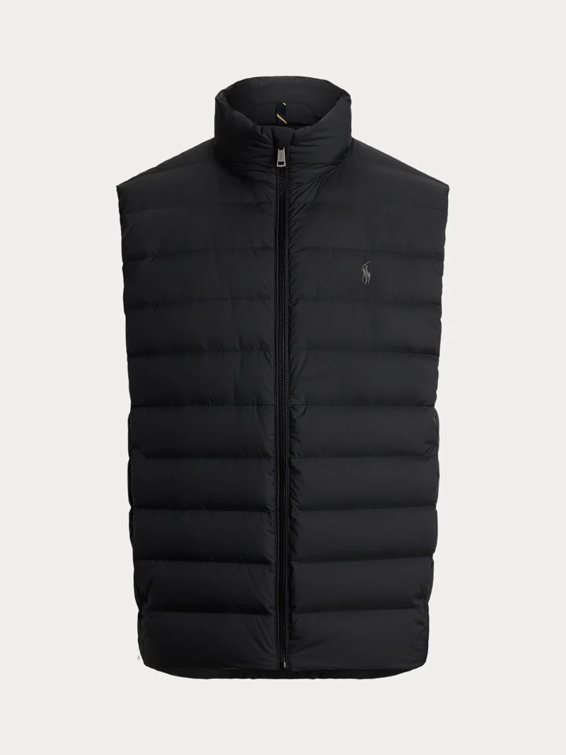 Doudoune sans manches Ralph Lauren noire en duvet