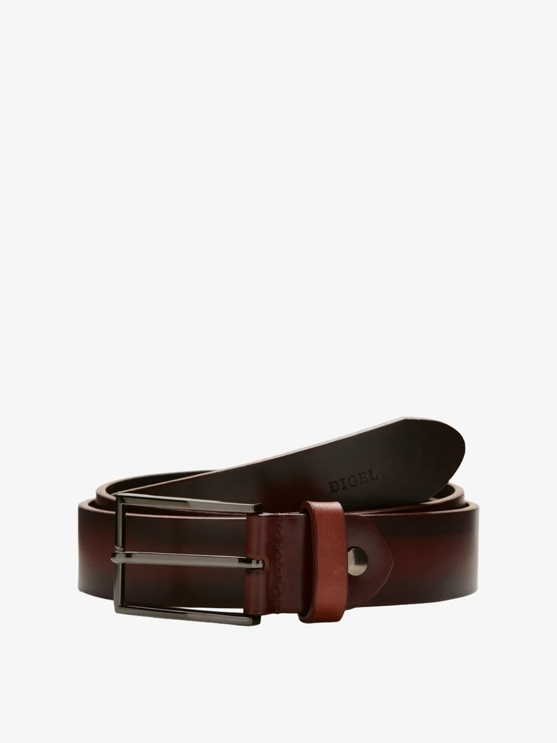 Ceinture Digel Giacomo en cuir - Marron foncé