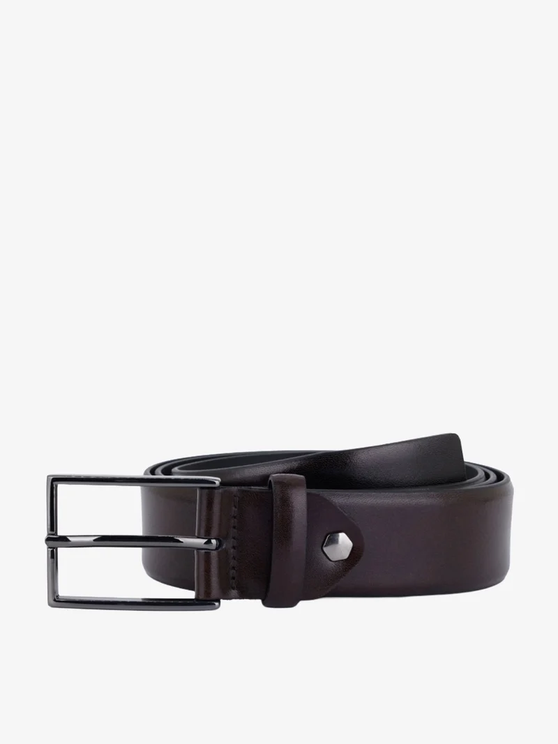 Ceinture Digel Giacomo en cuir - Marron foncé