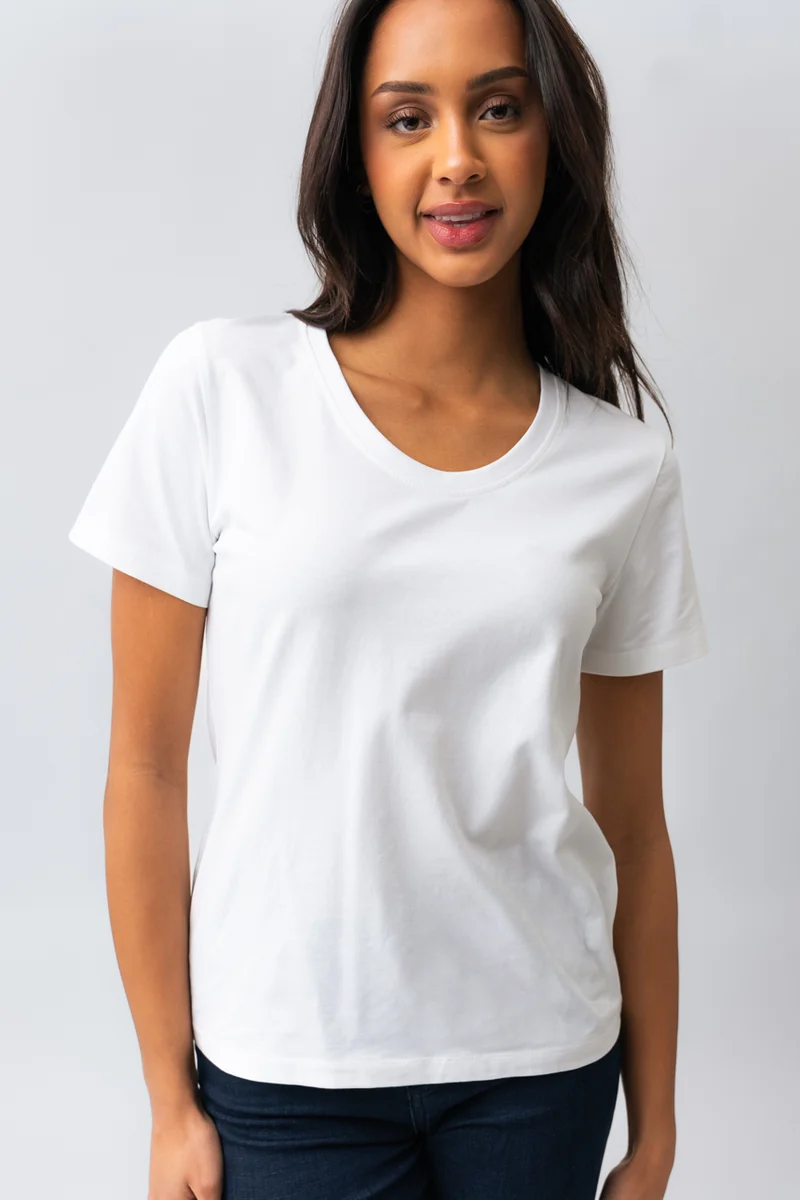 Le t-shirt basique col rond